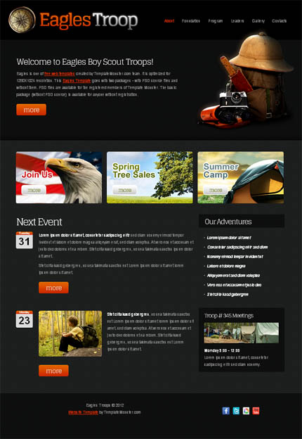 Kit Graphique #51559   Modle avec animation flash - ADOBE PHOTOSHOP HOMEPAGE SCREENSHOT