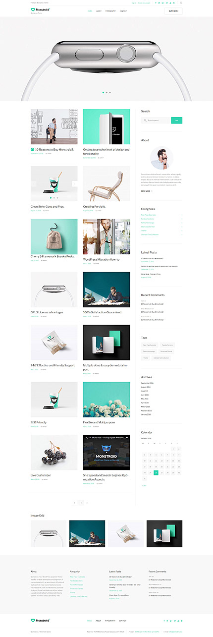 Kit Graphique #59560 Monstroid 2 WordPress Themes - WordPress photoshop screenshot