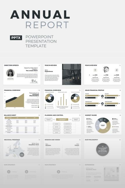 Kit Graphique #64679 Annual Rapport Divers Modles Web - Logo template Preview