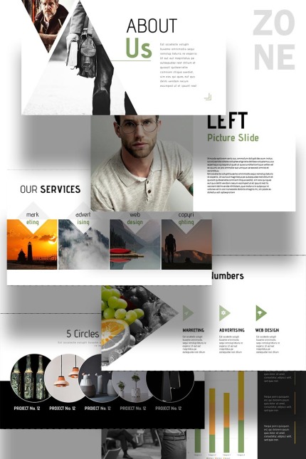 Kit Graphique #65222 Powerpoint Business Divers Modles Web - Logo template Preview