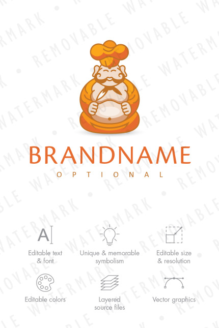 Kit Graphique #66954 Food Buddha Divers Modles Web - Logo template Preview