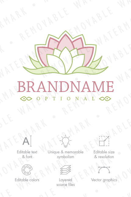 Kit Graphique #67096 Lotus Flower Divers Modles Web - Logo template Preview