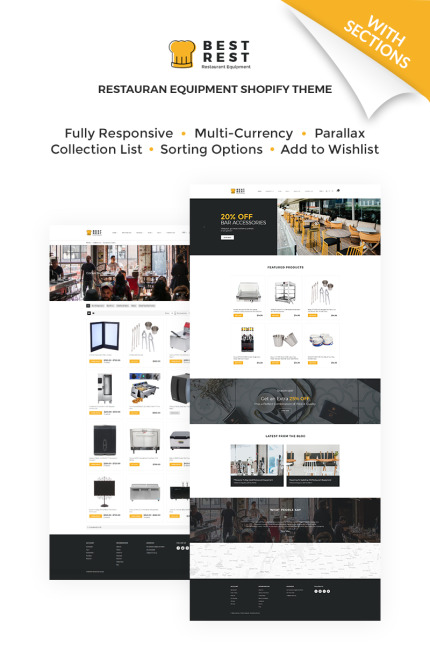 Kit Graphique #67152 Shopify Restaurant Divers Modles Web - Logo template Preview