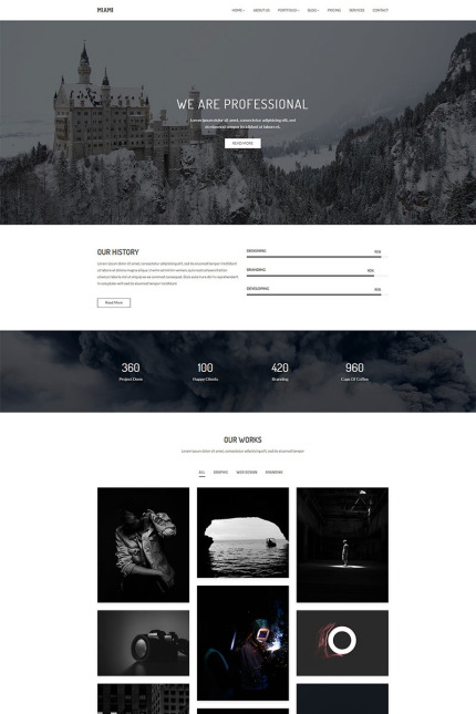 Kit Graphique #67165 Agency Bootstrap Divers Modles Web - Logo template Preview