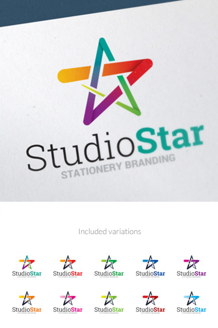 Kit Graphique #67513 Star Logo Divers Modles Web - Logo template Preview