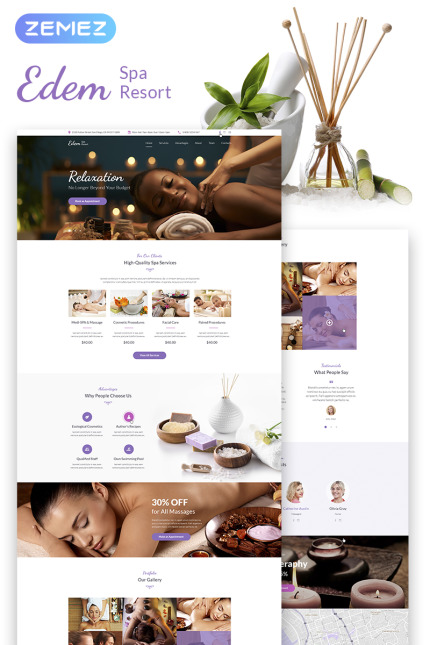 Kit Graphique #67555 Spa Salon Divers Modles Web - Logo template Preview