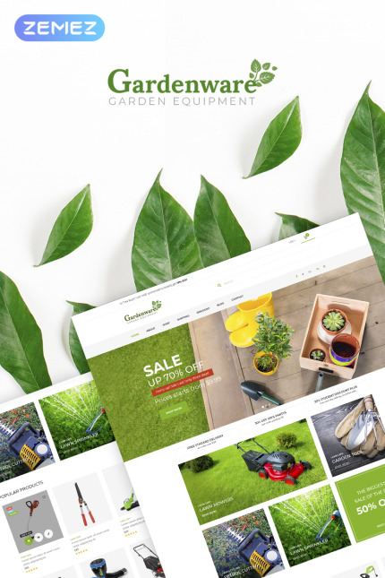 Kit Graphique #67559 Garden Equipment Divers Modles Web - Logo template Preview