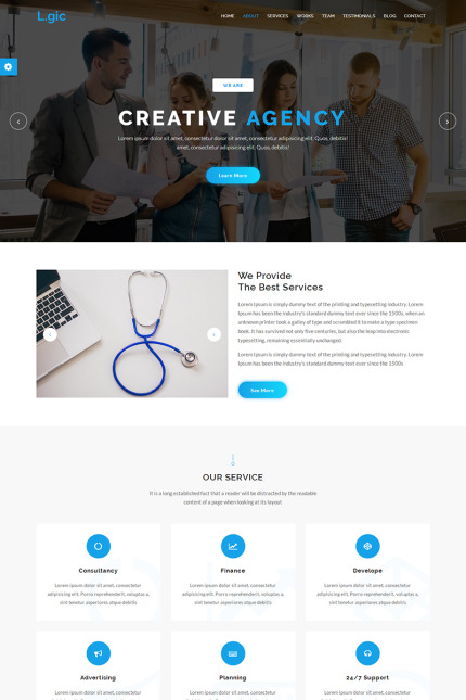Kit Graphique #67579 Agency Business Divers Modles Web - Logo template Preview