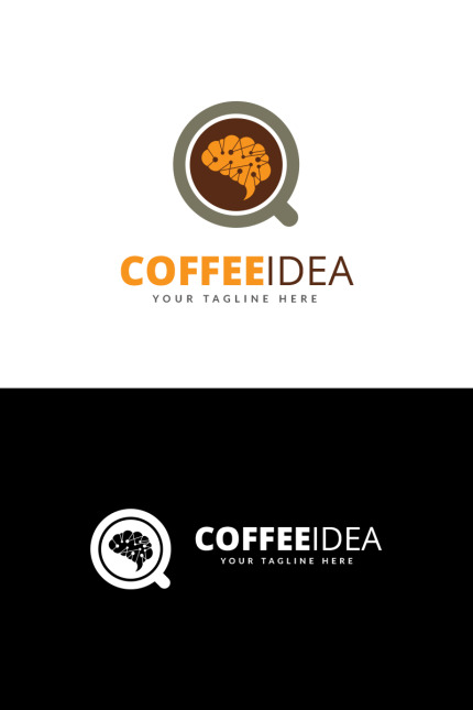 Kit Graphique #68867 Coffee Brain Divers Modles Web - Logo template Preview