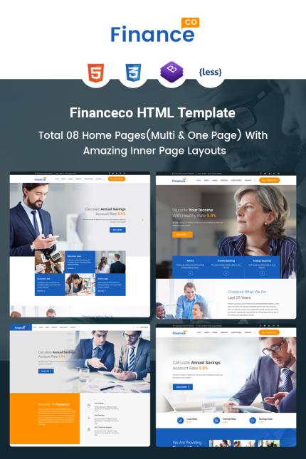 Kit Graphique #68888 Finance Corporate Divers Modles Web - Logo template Preview