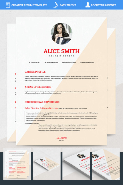 Kit Graphique #69112 Teacher Resume Divers Modles Web - Logo template Preview