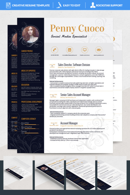 Kit Graphique #69114 Teacher Resume Divers Modles Web - Logo template Preview