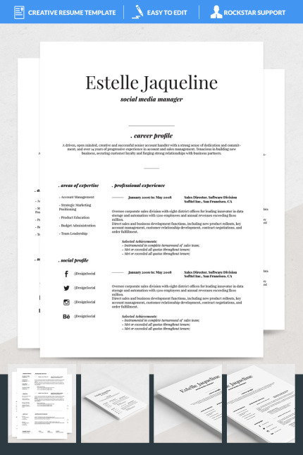 Kit Graphique #69130 Teacher Resume Divers Modles Web - Logo template Preview