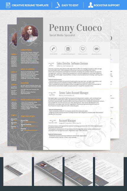 Kit Graphique #69136 Teacher Resume Divers Modles Web - Logo template Preview