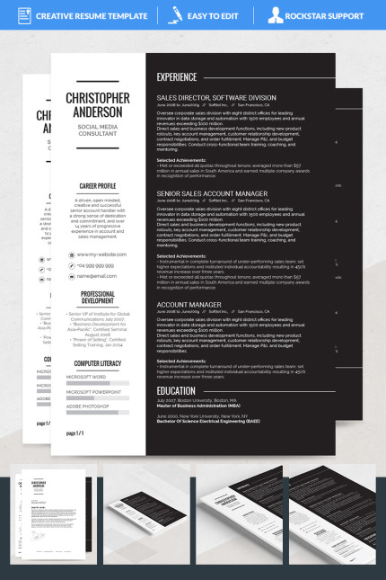 Kit Graphique #69163 Teacher Resume Divers Modles Web - Logo template Preview