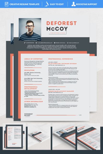 Kit Graphique #69170 Teacher Resume Divers Modles Web - Logo template Preview