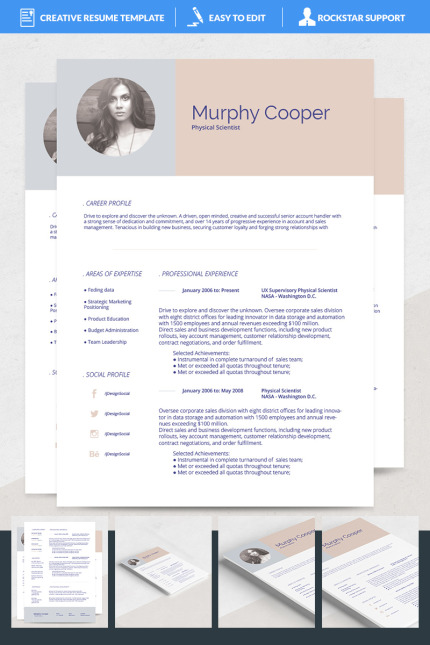 Kit Graphique #69184 Teacher Resume Divers Modles Web - Logo template Preview