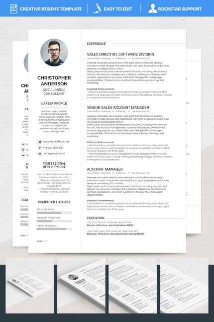 Kit Graphique #69235 Teacher Resume Divers Modles Web - Logo template Preview