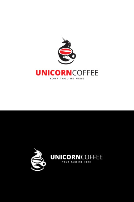 Kit Graphique #69346 Unicorn Coffee Divers Modles Web - Logo template Preview