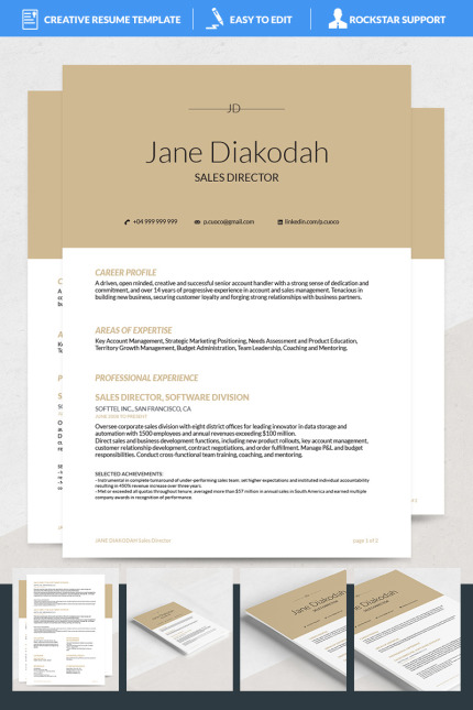 Kit Graphique #69374 Teacher Resume Divers Modles Web - Logo template Preview