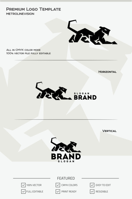 Kit Graphique #69796 Animal Bold Divers Modles Web - Logo template Preview