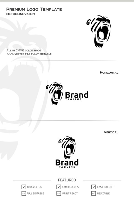 Kit Graphique #69806 Angry Animal Divers Modles Web - Logo template Preview