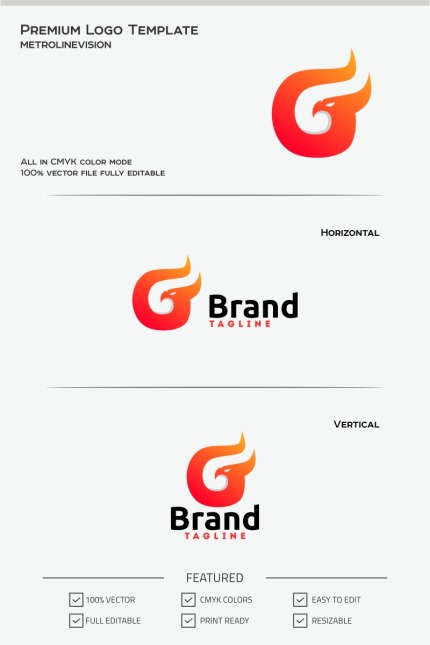 Kit Graphique #69818 G Letter Divers Modles Web - Logo template Preview