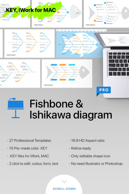 Kit Graphique #70105 Fishbone Ishikawa Divers Modles Web - Logo template Preview