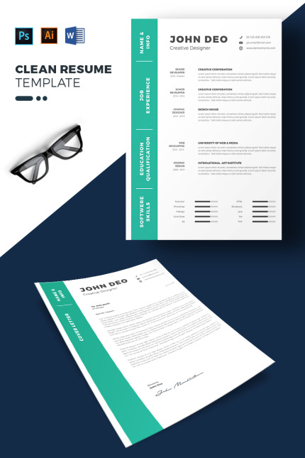 Kit Graphique #70320 Resume Cv Divers Modles Web - Logo template Preview