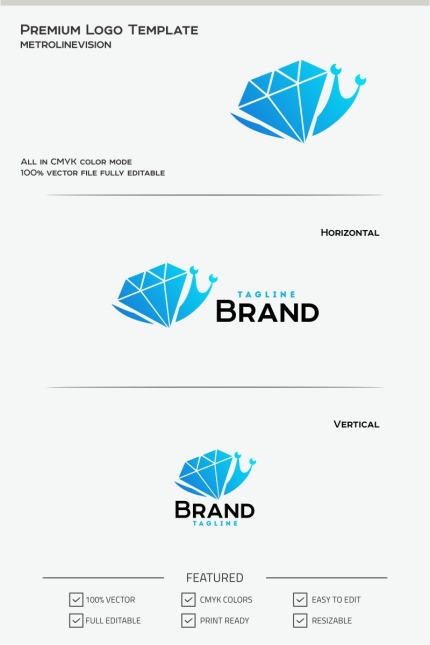 Kit Graphique #70466 Diamond Fashion Divers Modles Web - Logo template Preview