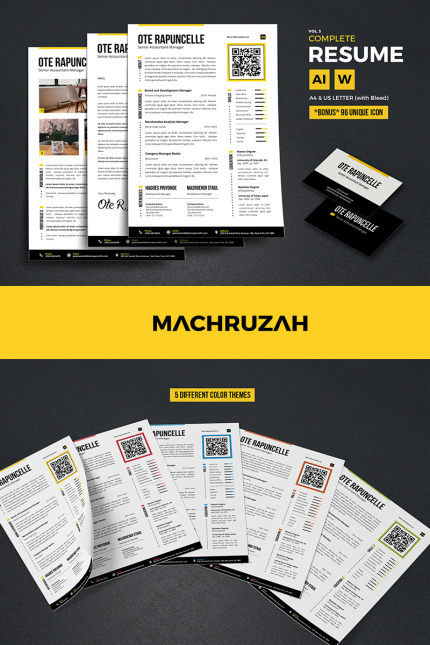 Kit Graphique #70478 Resume Template Divers Modles Web - Logo template Preview