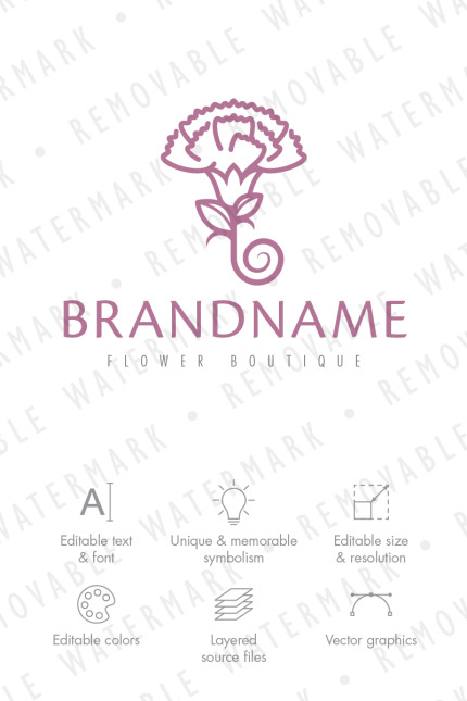 Kit Graphique #70557 Flower Elegant Divers Modles Web - Logo template Preview