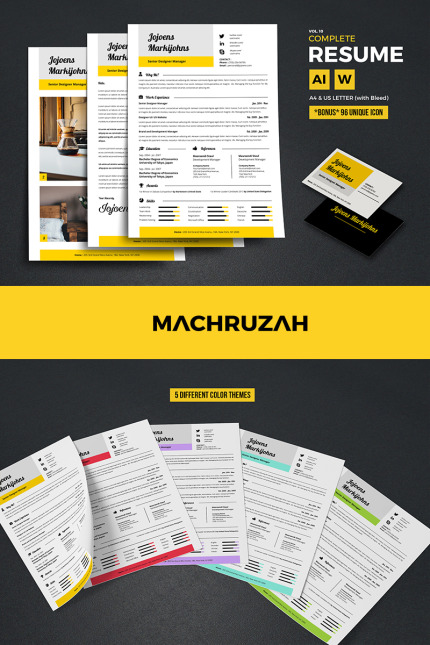 Kit Graphique #70561 Resume Template Divers Modles Web - Logo template Preview