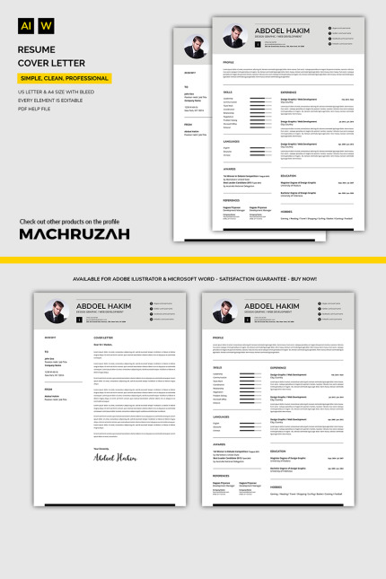 Kit Graphique #70895 Resume Template Divers Modles Web - Logo template Preview