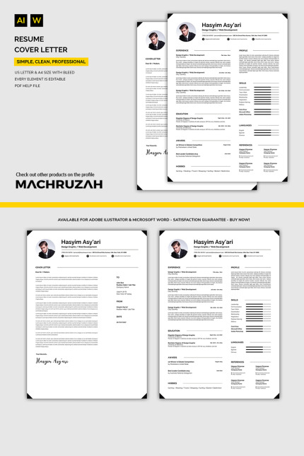 Kit Graphique #70898 Resume Template Divers Modles Web - Logo template Preview