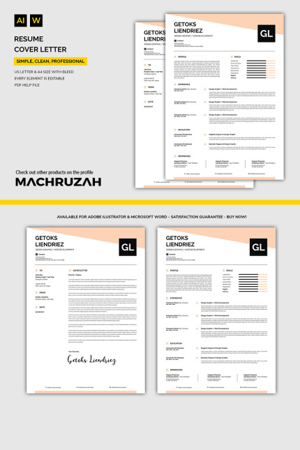 Kit Graphique #70900 Resume Template Divers Modles Web - Logo template Preview