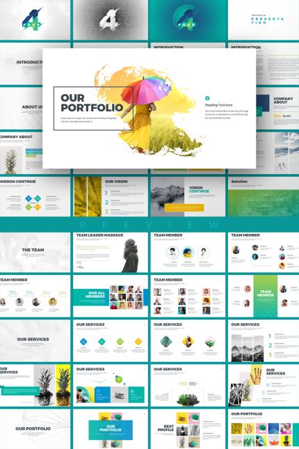 Kit Graphique #70998 Modern Powerpoint Divers Modles Web - Logo template Preview