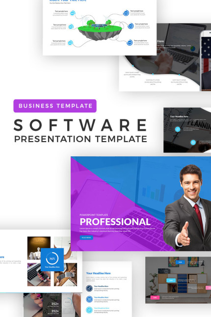 Kit Graphique #71063 Professionnelle Presentation Divers Modles Web - Logo template Preview