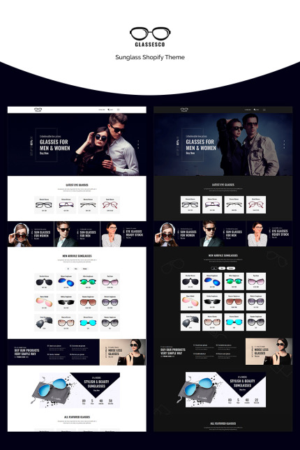 Kit Graphique #71128 Sunglass Glass Divers Modles Web - Logo template Preview