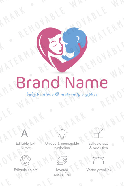 Kit Graphique #71151 Kids Mother Divers Modles Web - Logo template Preview