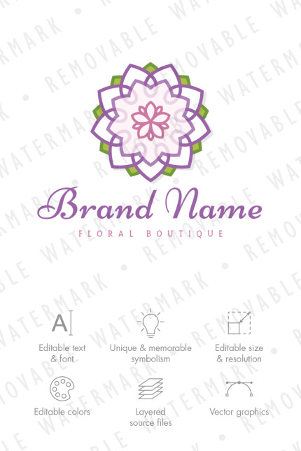 Kit Graphique #71211 Beauty Lotus Divers Modles Web - Logo template Preview