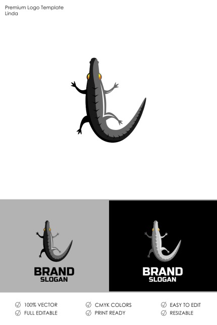 Kit Graphique #71273 Aggression Alligator Divers Modles Web - Logo template Preview