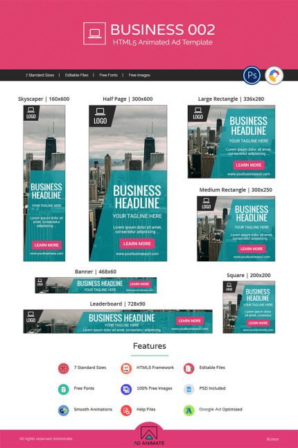 Kit Graphique #71312 Business Corporate Divers Modles Web - Logo template Preview