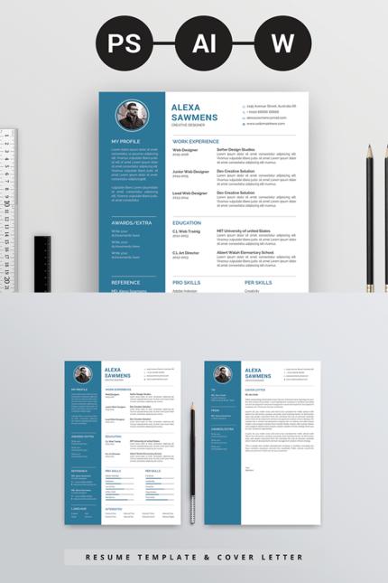 Kit Graphique #71462 Resume Cv Divers Modles Web - Logo template Preview