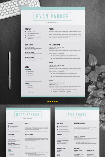 Kit Graphique #71464 Resume Template Divers Modles Web - Logo template Preview