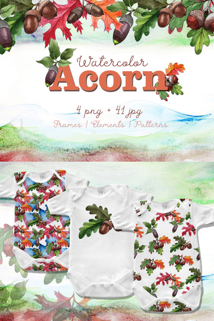 Kit Graphique #71598 Watercolor Illustration Divers Modles Web - Logo template Preview