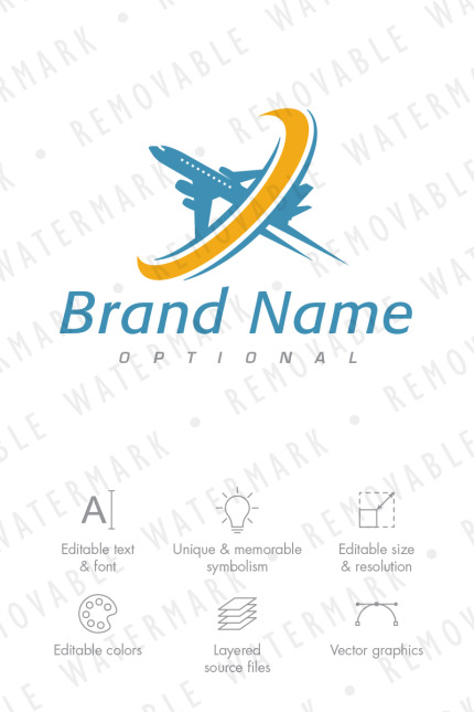 Kit Graphique #71698 Travel Airplane Divers Modles Web - Logo template Preview