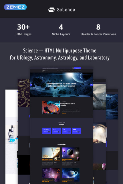 Kit Graphique #71708 Science University Divers Modles Web - Logo template Preview