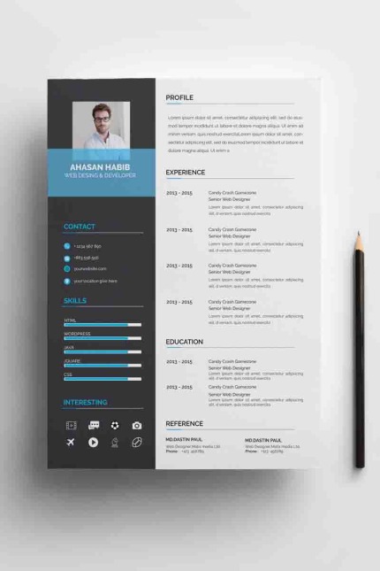 Kit Graphique #71801 Resume Cover Divers Modles Web - Logo template Preview