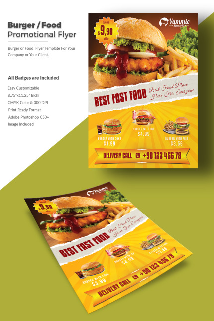 Kit Graphique #71844 Burger Rapide Divers Modles Web - Logo template Preview